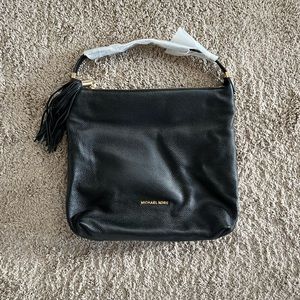 Michael Kors black leather purse